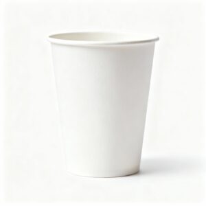 White 8oz Single Wall Paper Coffee Cups (80mm) | Disposable Hot Drink Cups – 1000 Pack