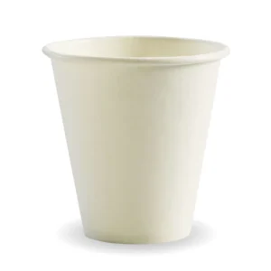White 8oz Single Wall Paper Coffee Cups (90mm) | Disposable Hot Drink Cups – 1000 Pack