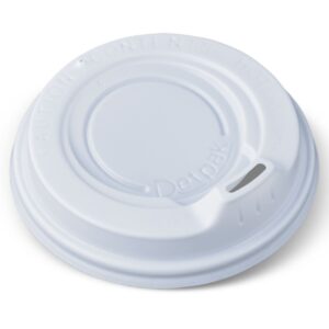 12 OZ WHITE 90mm SPOUT LIDS (1000)