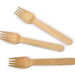 WOODEN FORK 160mm (1000)