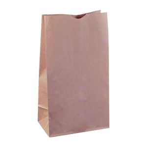 GPL SMALL GUSSET WHITE BAG 215/200x200+70mm 50GSM (500)
