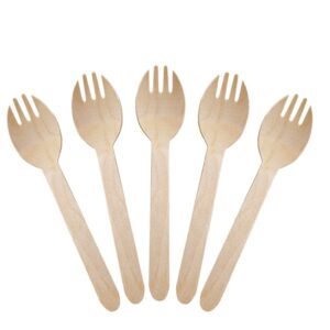 WOODEN SPORK 16CM (1000) SPORK160